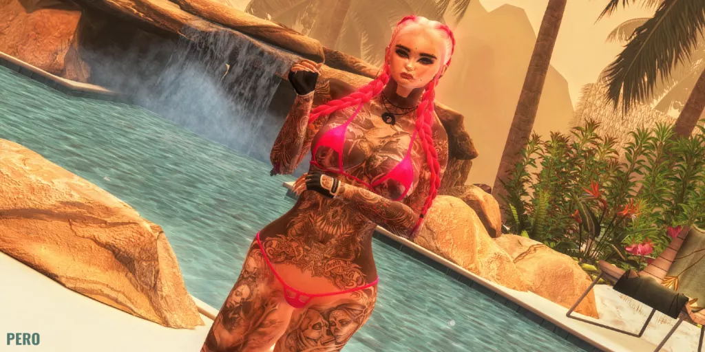 Second Life Escort Gina Mayson on Dark Nights